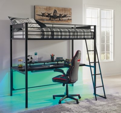Broshard Twin Loft Bed with Desk - Image 12