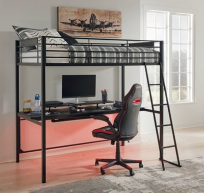 Broshard Twin Loft Bed with Desk - Image 9