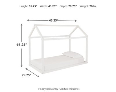Flannibrook Twin House Bed Frame - Image 5