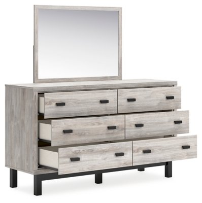 Vessalli King Panel Headboard, Dresser and Mirror - Image 3
