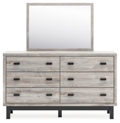 Vessalli King Panel Headboard, Dresser and Mirror - Image 4