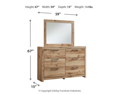 Hyanna Queen Panel Headboard, Dresser, Mirror and Chest - Image 9