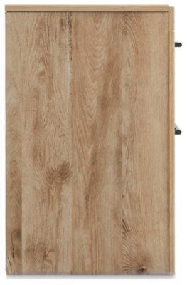 Hyanna Queen Panel Bed with Storage, Dresser, Mirror and Nightstand - Image 8