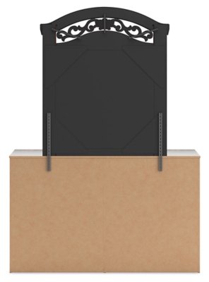 Glosmount Queen Poster Bed, Dresser, Mirror and Nightstand - Image 7