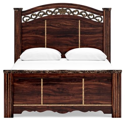 Glosmount Queen Poster Bed, Dresser, Mirror and Nightstand - Image 10