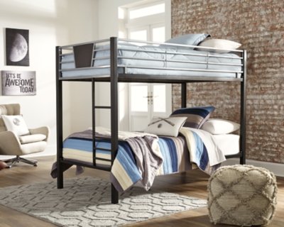 Dinsmore Twin over Twin Bunk Bed with Ladder - Image 3