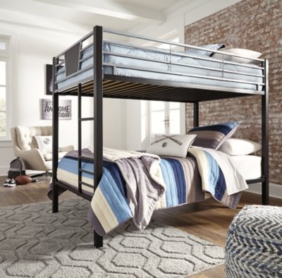 Dinsmore Twin over Twin Bunk Bed with Mattresses - Image 7