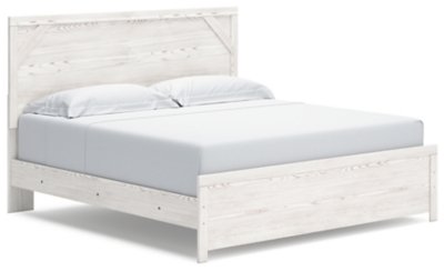 Gerridan King Panel Bed with Mirrored Dresser and Nightstand - Image 4
