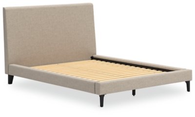 Cielden Queen Upholstered Bed with Roll Slats - Image 4