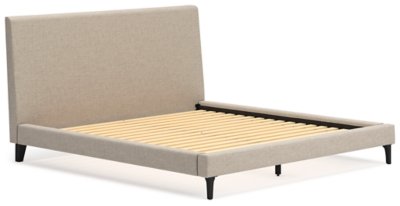 Cielden King Upholstered Bed with Roll Slats - Image 4
