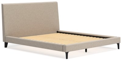 Cielden California King Upholstered Bed with Roll Slats - Image 4