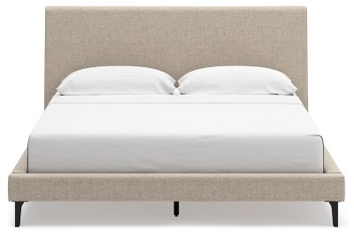 Cielden California King Upholstered Bed with Roll Slats - Image 6