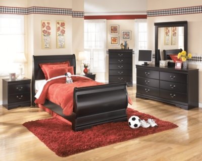Huey Vineyard Twin Sleigh Bed - Image 3