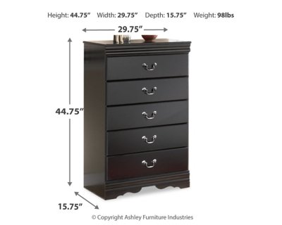 Huey Vineyard Queen Sleigh Bed, Dresser, Chest and Nightstand - Image 9