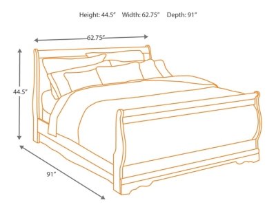 Huey Vineyard Queen Sleigh Bed, Dresser, Chest and Nightstand - Image 6