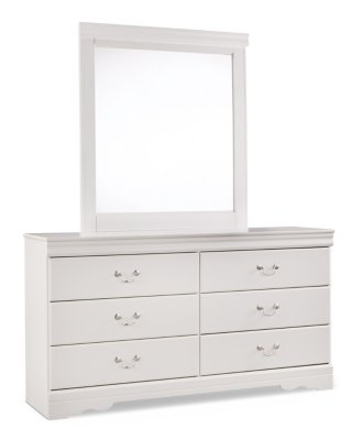 Anarasia Queen Sleigh Headboard, Dresser and Mirror - Image 3