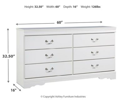 Anarasia Full Sleigh Bed, Dresser and Nightstand - Image 4