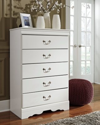 Anarasia Twin Sleigh Bed, Dresser, Mirror and Chest - Image 6