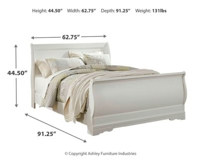 Anarasia Queen Sleigh Bed, Dresser, Mirror and Nightstand - Image 5