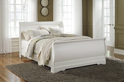 Anarasia Queen Sleigh Bed, Dresser, Mirror and Nightstand - Image 9