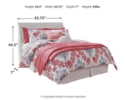 Anarasia Full Sleigh Headboard, Dresser and Mirror - Image 5