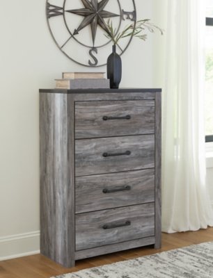 Bronyan King Panel Bed, Dresser, Mirror, Chest and 2 Nightstands - Image 15