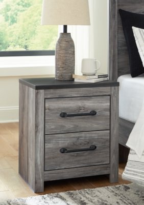 Bronyan King Panel Bed, Dresser, Mirror, Chest and 2 Nightstands - Image 17