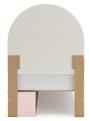 Wistenpine Twin Upholstered Panel Bed with Storage - Image 6