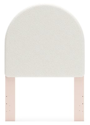 Wistenpine Twin Upholstered Panel Headboard, Dresser and Mirror - Image 10