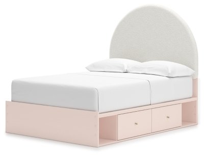 Wistenpine Full Upholstered Panel Bed with Storage - Image 4