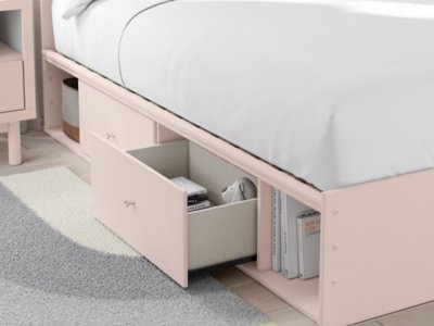 Wistenpine Full Upholstered Panel Bed with Storage - Image 10