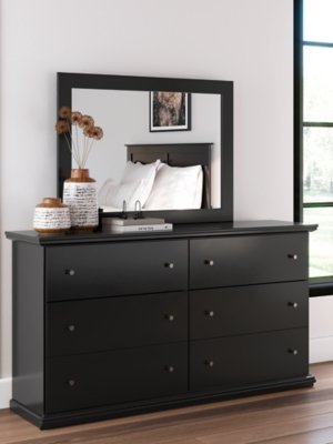 Maribel Full Panel Bed with Dresser, Mirror and 2 Nightstands - Image 20