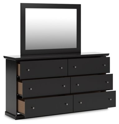 Maribel King Panel Bed, Dresser, Mirror and Nightstand - Image 4