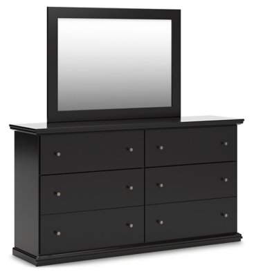 Maribel Full Panel Bed, Dresser, Mirror and Nightstand - Image 3