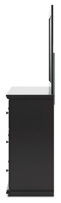 Maribel King Panel Bed, Dresser, Mirror and Nightstand - Image 7