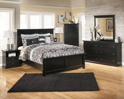 Maribel King Panel Bed, Dresser, Mirror and 2 Nightstands - Image 10