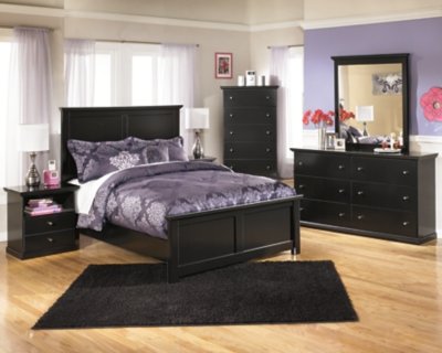 Maribel Full Panel Bed, Dresser, Mirror and Nightstand - Image 10