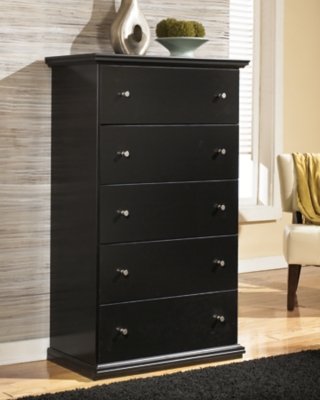 Maribel King Panel Bed, Dresser, Mirror, Chest, and 2 Nightstands - Image 25