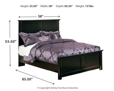 Maribel Full Panel Bed with Dresser - Image 4
