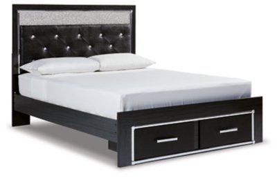 Kaydell Queen Upholstered Storage Bed, Dresser, Mirror and Nightstand - Image 5