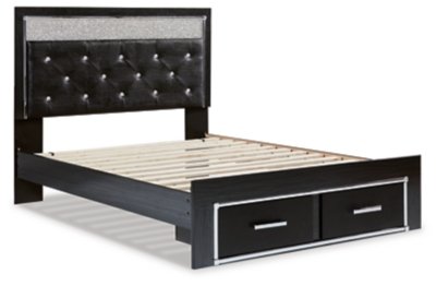 Kaydell Queen Upholstered Storage Bed, Dresser, Mirror and Nightstand - Image 7
