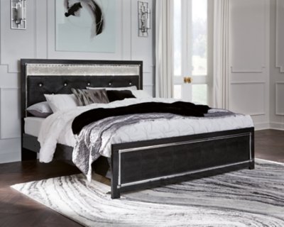 Kaydell King Upholstered Panel Bed, Dresser, Mirror and Nightstand - Image 17
