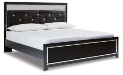Kaydell King Upholstered Panel Bed, Dresser and Mirror - Image 4