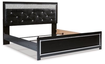 Kaydell King Upholstered Panel Bed, Dresser and Mirror - Image 6