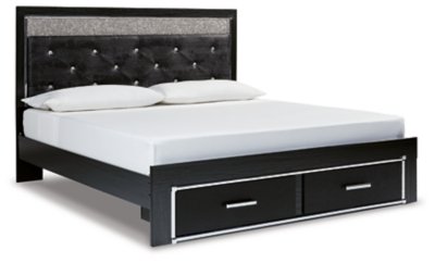 Kaydell King Panel Storage Bed, Dresser, Mirror and Nightstand - Image 4