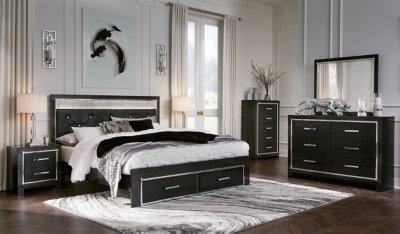 Kaydell King Panel Storage Bed, Dresser, Mirror, Chest and Nightstand - Image 20