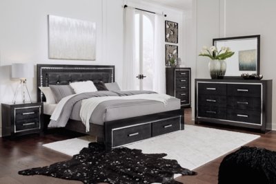 Kaydell King Storage Bed, Dresser, Mirror and Nightstand - Image 15