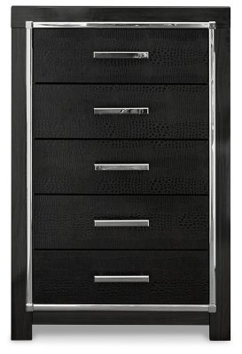 Kaydell King Upholstered Panel Bed , Dresser, Mirror, Chest and 2 Nightstands - Image 9