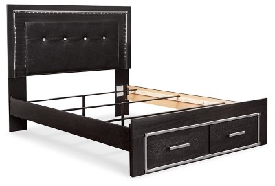 Kaydell Queen Upholstered Panel Bed, Dresser, Mirror and Chest - Image 9