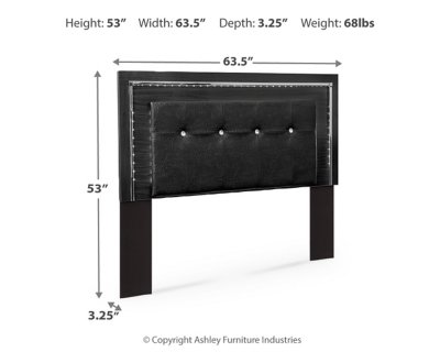 Kaydell Queen Upholstered Panel Headboard - Image 4
